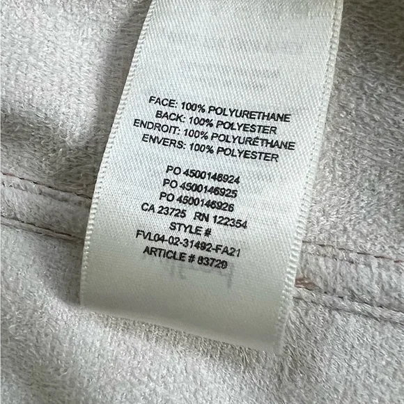 Like-new Aritzia WILFRED faux leather shirt/shacket in excellent condition - Picture 6 of 6